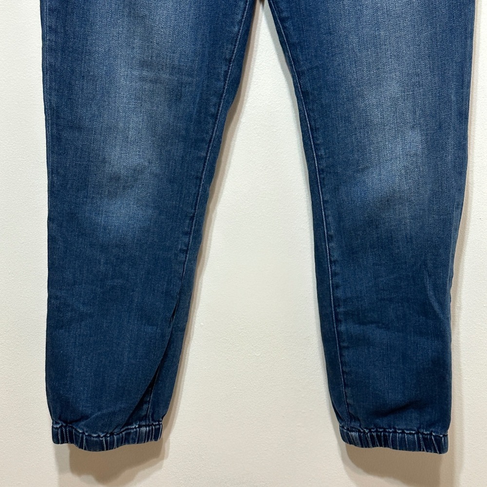 Pilcro Anthropologie Denim Joggers Womens Medium Blue Jeans Pull On Casual - Picture 3 of 9
